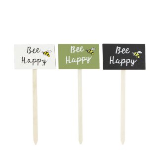 Holzstecker Bee Happy FSC100%