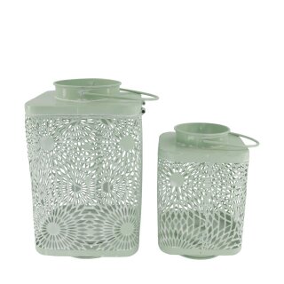 PD 2er Set Metallaterne Shine