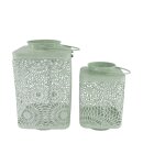 PD 2er Set Metallaterne Shine