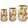 Vase Satz von 3 Floral