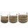 Topf Satz von 3 Isla natural black
