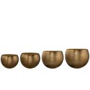 Topf Satz von 4 Rowen gold