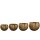 Topf Satz von 4 Rowen gold