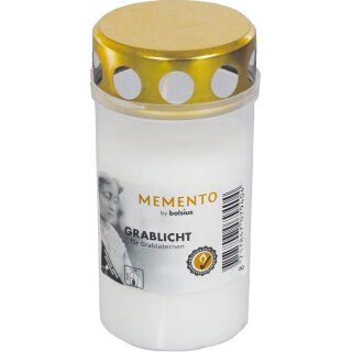Dauerbrenner Nr. 3 mit Deckel weiss Memento