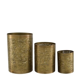 Windlicht 3er-Set Hiveror