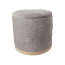 Pouf w/Storage Curuband&eacute; &Oslash;39cm
 
 Grey