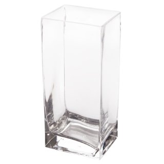 Vase Quader gross Glas klar