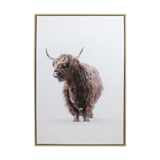 Wandbild Winters Schottisch Highland