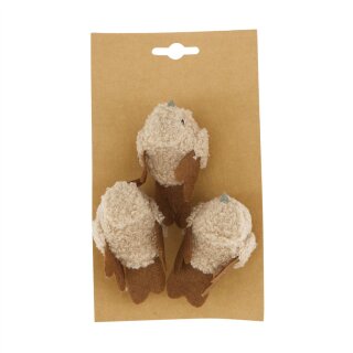 Stoffvogel Flauschi 3er Set