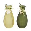Glasflasche Lumot bauchig assortiert