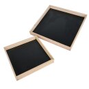 Holztablett Vox mit Metallplatte S