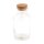 Glasflasche Orion mit Korkzapfen