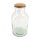 Glasflasche Orion mit Korkzapfen