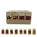 Dekofr&uuml;chte Display 8er assortiert