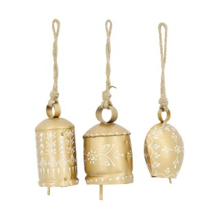 Glocke Metall mit Anh&auml;nger