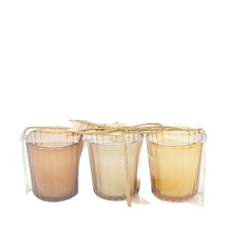 Kerze Vanille-Buttercreme Duftwachs mit Glas