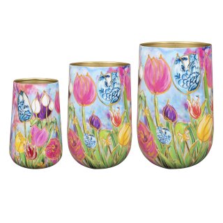 Vase Satz von 3 Dutch beauty spring