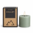 LED Kerze Chalet D:5 H:5cm