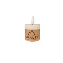 LED Kerze Chalet D:5 H:5cm