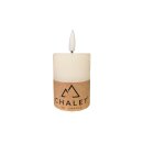 LED Kerze Chalet D:5 H:7 cm