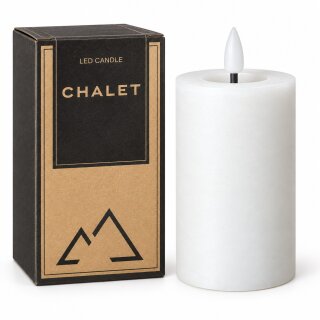 LED Kerze Chalet D:7.5 H:15