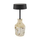 Tischlampe Schnitzholz