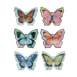 Untersetzer Schmetterling assortiert