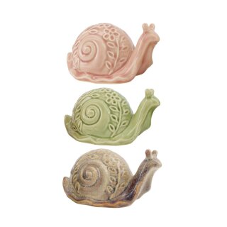 Keramikschnecke Harald asssortiert