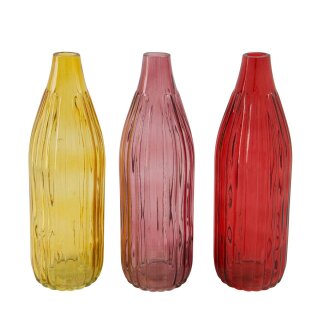 Glasflasche Rhizom assortiert
