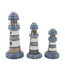 3er Set Leuchtturm Albizia