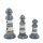 3er Set Leuchtturm Albizia