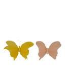 Papierschmetterling Eloxi mit Clip assortiert
