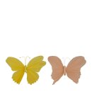 Papierschmetterling Eloxi mit Clip assortiert