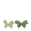 Papierschmetterling Eloxi mit Clip assortiert