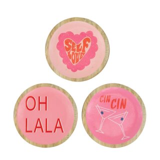 Platte Brush Pink assortiert