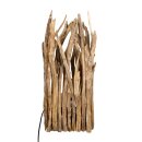 Kastanienholz Lampe Castagno S