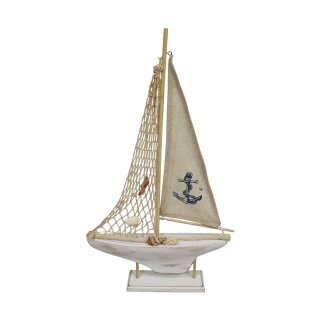 Segelboot Aufsteller Kiefernholz