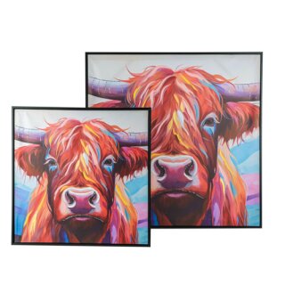 Bild auf Leinwand Hochlandrind Marco