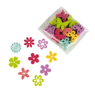 Filzschmetterlinge Box 72Stk