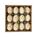 Hühnereier mit Herzen Box 12Stk