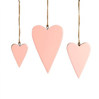 Herz flach Holz z.h&auml;ngen L