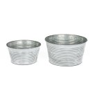 Zinkschale Riboni rund S