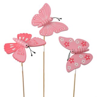 Holzstecker Schmetterling assortiert
