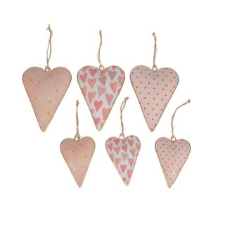 Metallherz Nostalgie assortiert L