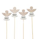 Holz-Stecker Schutzengeli (24Stk)