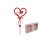 Herzsticker mit Bast (18Stk)