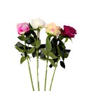 Rose K&uuml;nstlich 4er assortiert