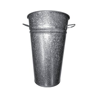 Zinkvase mit Henkel Evor XL