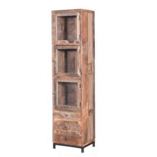 Holzschrank 3er mit Schublade