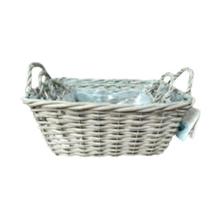 Weidenkorbset Bj&ouml;rn L rechteckig 3er Set